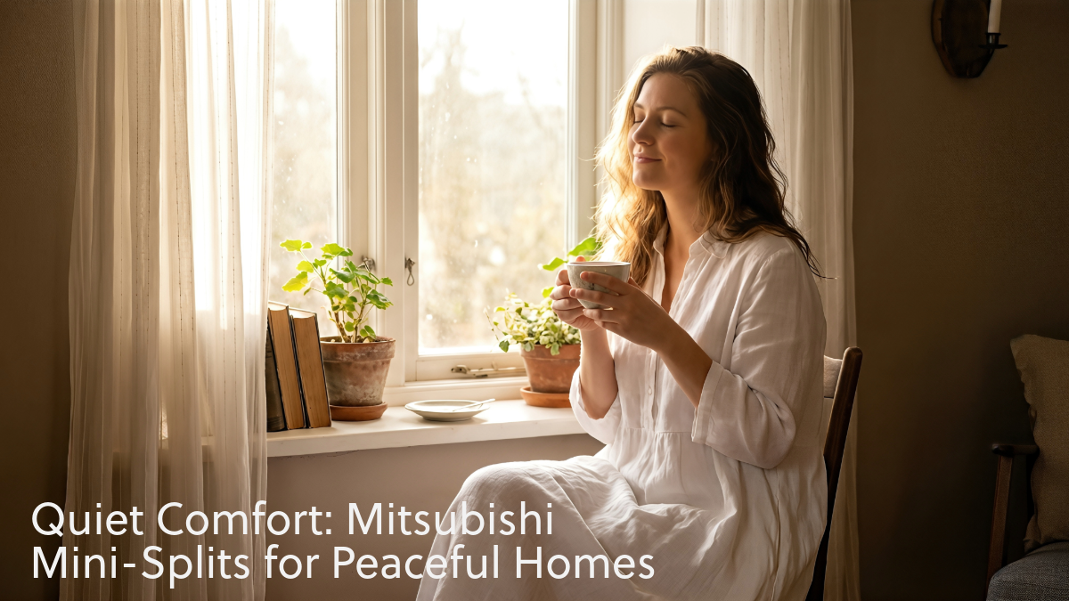 Quiet Comfort Mitsubishi Mini-Splits for Peaceful Homes